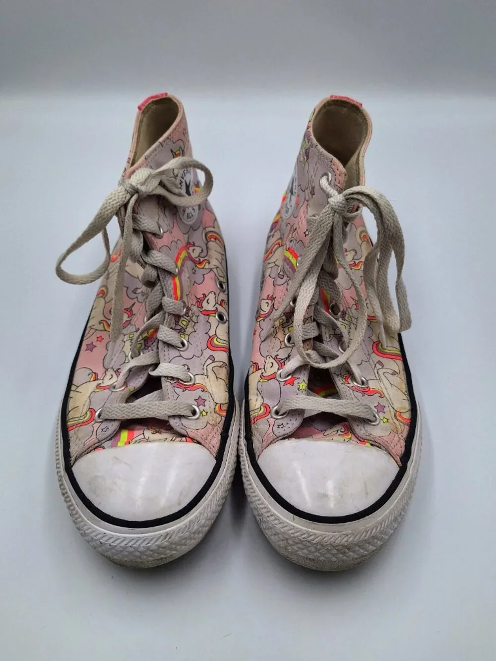 Converse Chuck Taylor Unicorn Castle Pink Purple High Top Sneaker Junior 6